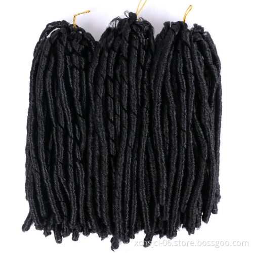 Lady Crochet Hair Distressed Soft Locs Butterfly Locs